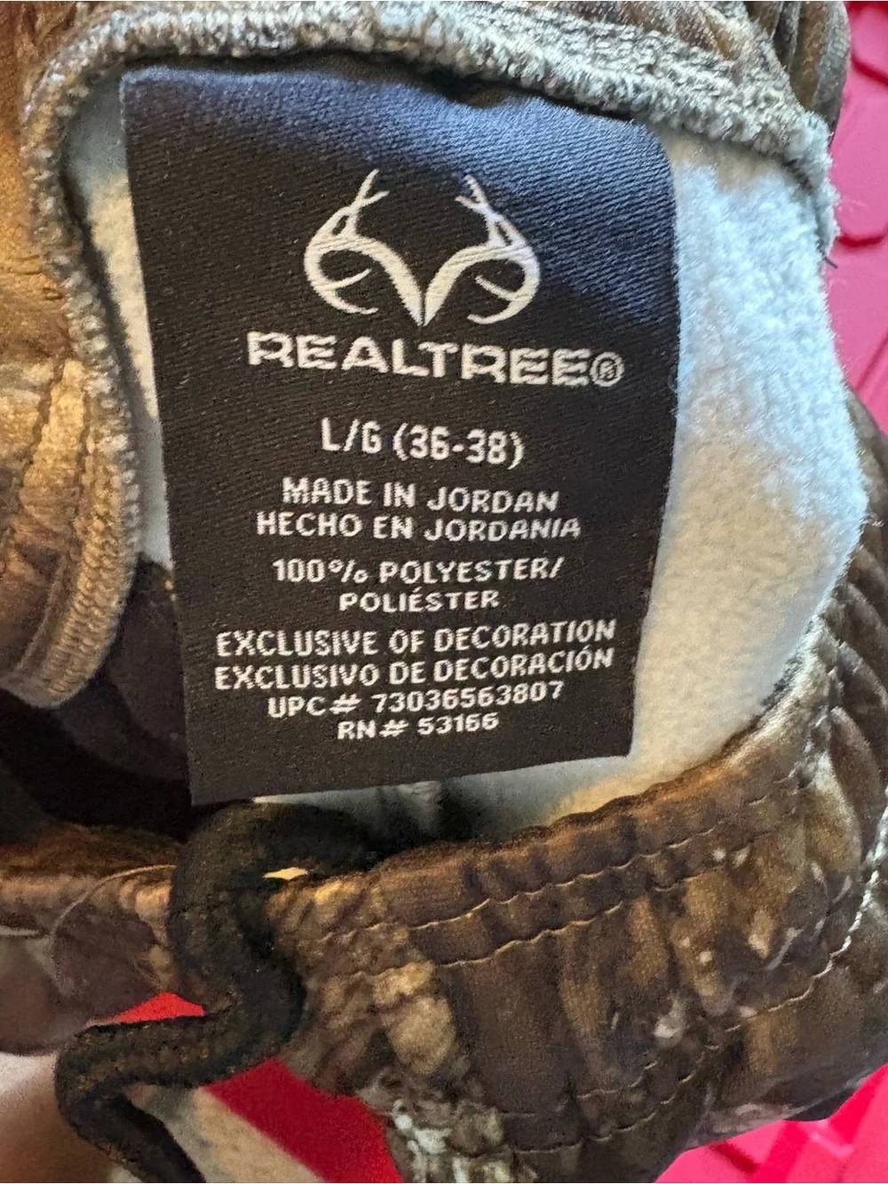 Realtree Men's Camo Joggers in Brown, Tan & Green - Picture 2 of 2